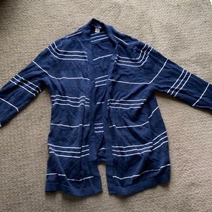 Blue white Cardigan